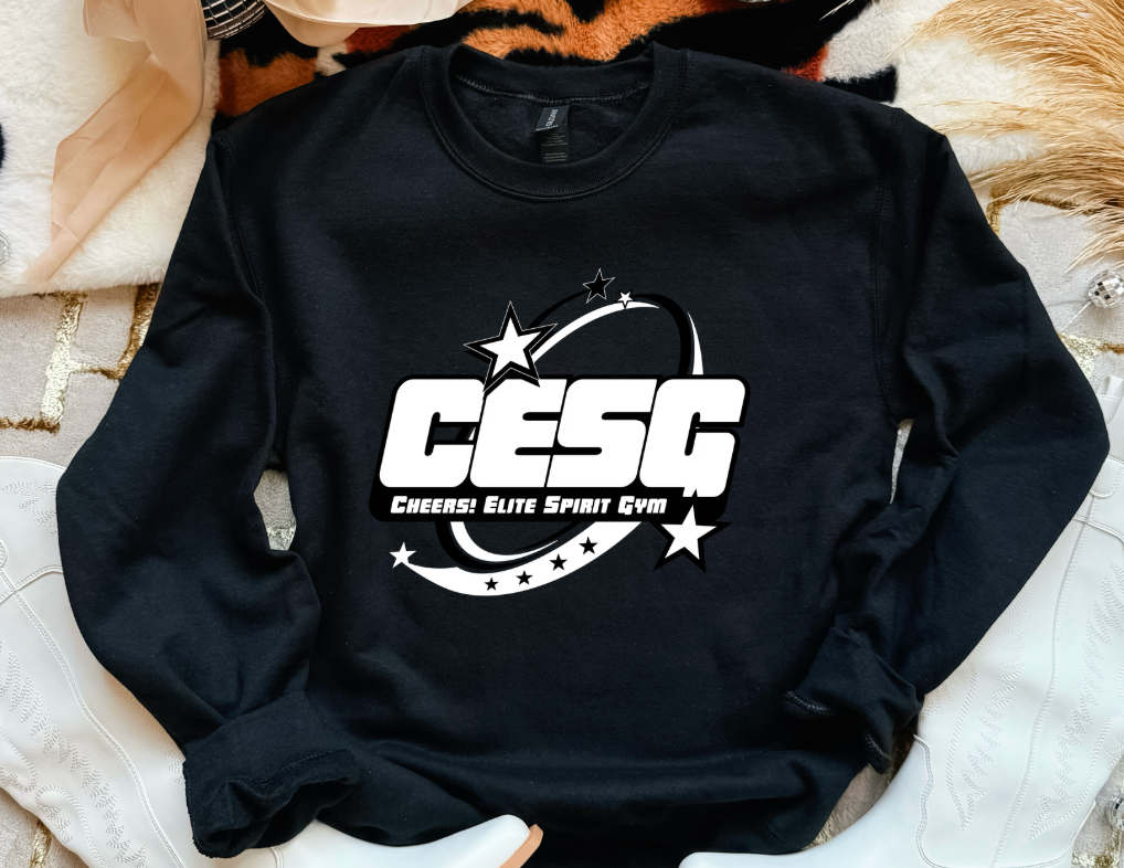 Black and White CESG Logo Sweatshirt